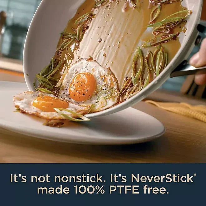 NeverStick Ceramic Pro 12-Piece Cookware Set