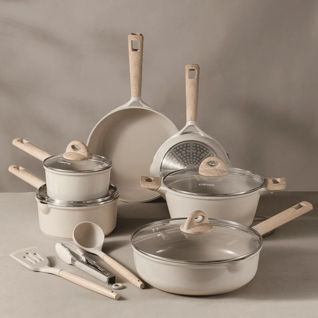 Eco Modern Collection 13-Piece Nonstick Die Cast Aluminum Cookware